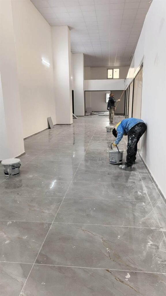 Zemin ve baskı beton çalışması - Ölmez İnşaat